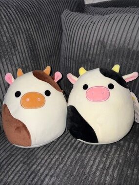 Ronnie and Connor Cow Squishmallow 7in for the Cow lovers!
